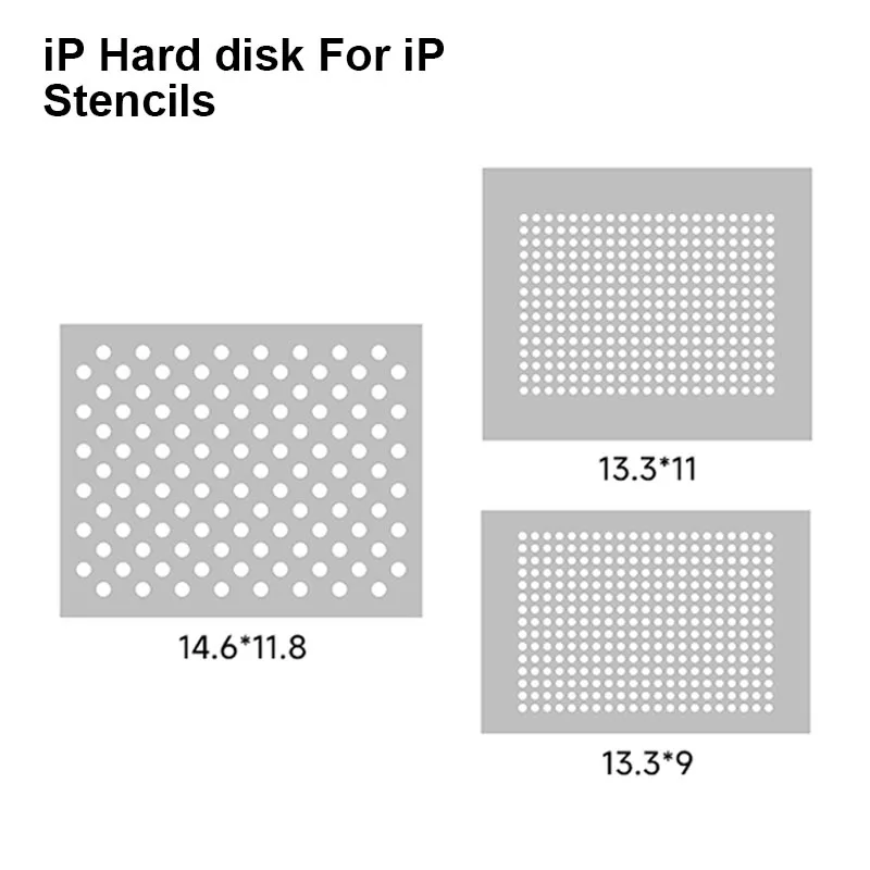 AMAOE Hard Disk Locating Board BGA Reballing Stencil Template for IP X XS XR 11 12 13 14 Pro NAND Repair  Solder Tin Net