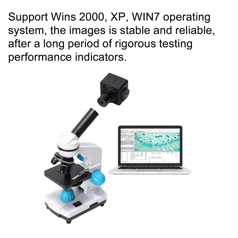HY-500B 5MP CMOS USB مجهر كاميرا العدسة الإلكترونية الرقمية مجهر عالي الدقة كاميرا صناعية عالية السرعة