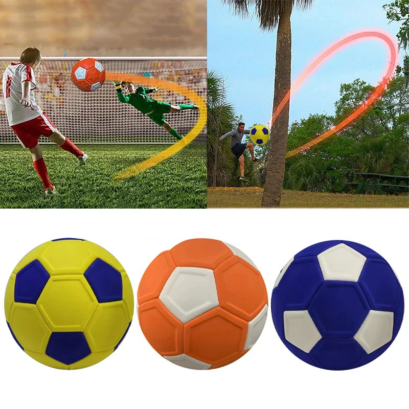 Curva swerve bola de futebol brinquedo mágico ótimo presente para crianças perfeito para treinamento de futebol ao ar livre ou jogo