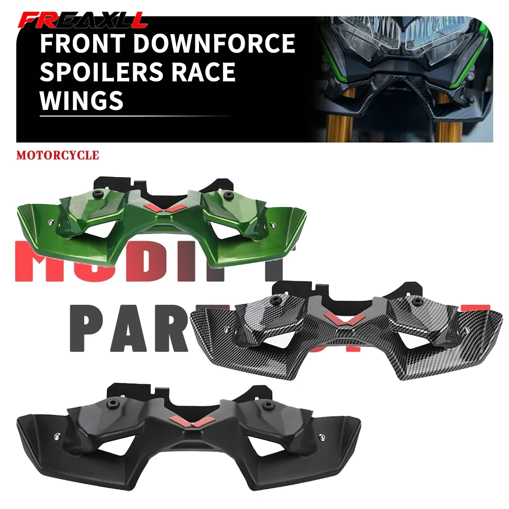 

New For Kawasaki Z900 ABS / SE / Performance 2020 2021 2022 2023 2024 Motorcycle Front Spoiler Winglet Aerodynamic Wing Spoiler
