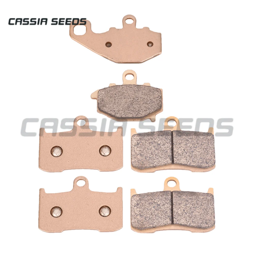 

Motorcycle metal sintered brake pads for Kawasaki ZX9R ZX 900 2002-2004 Z1000 ZR 1000 2003-2005