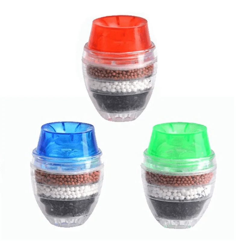 1PC New Home Water Tap Filter Purifier Multi Layer Mud Filter Clarifier Cleaning Equipment Home Kitchen Bathroom Accessories