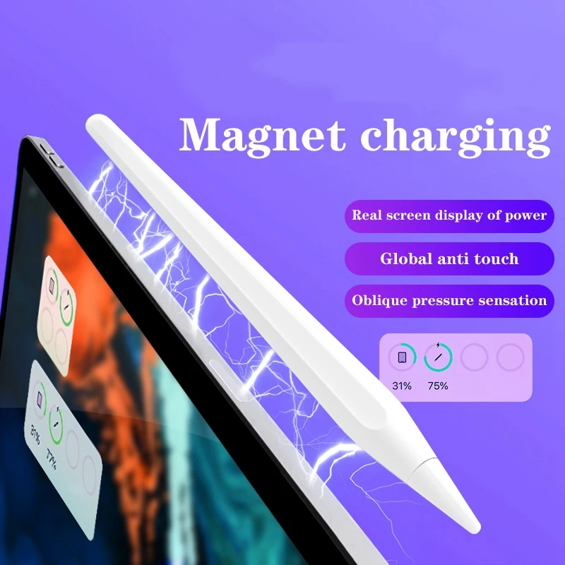 Für 8. Apfels tift Kondensator Stift Apple Tablet Touch Pen iPad Stift magnetische Absorption Aufladen Handschrift Stift