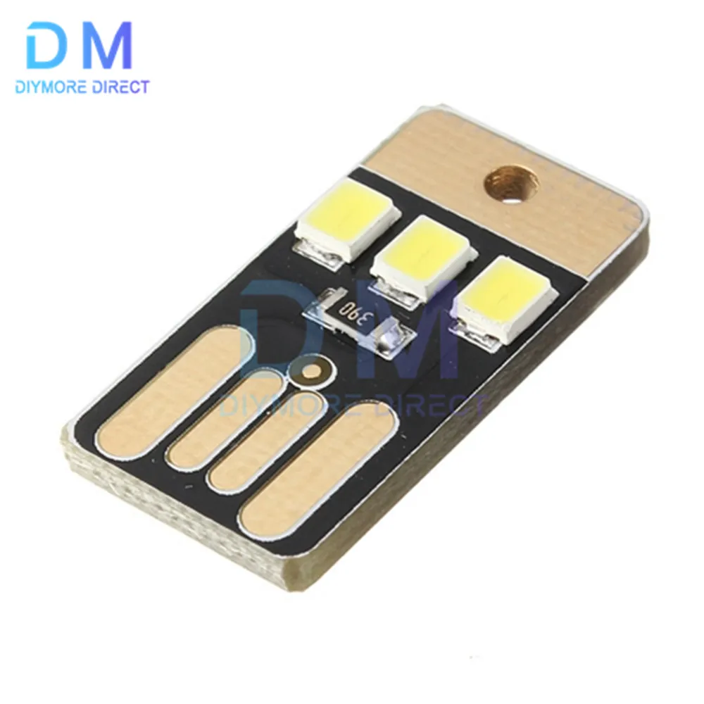 5pcs Portable Mini USB Power 3 LED Light Bar Light per Power Bank Computer Laptop Camping Night escursionismo