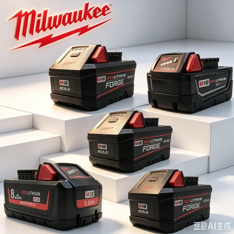 

100% New Original Milwaukee M18 18V 6.0Ah High Output Li-ion Rechargeable Battery For Milwaukee M18 Cordless Electric Drill Tool