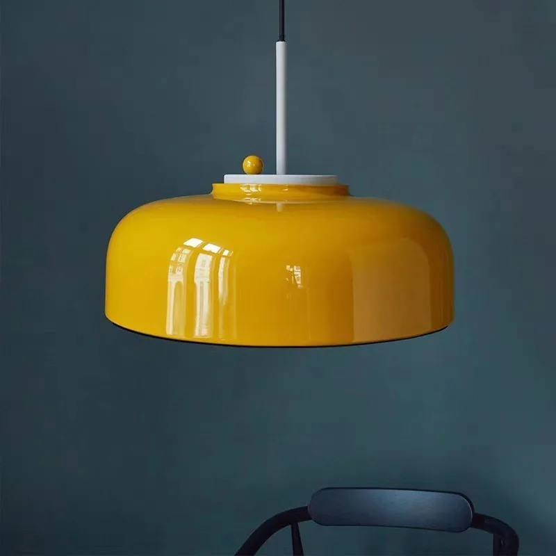 

Bauhaus Minimalist Pendant Light Creative Personality Restaurant Personality Cafe Bedroom Study LED Hanging Chandelier Luminaire