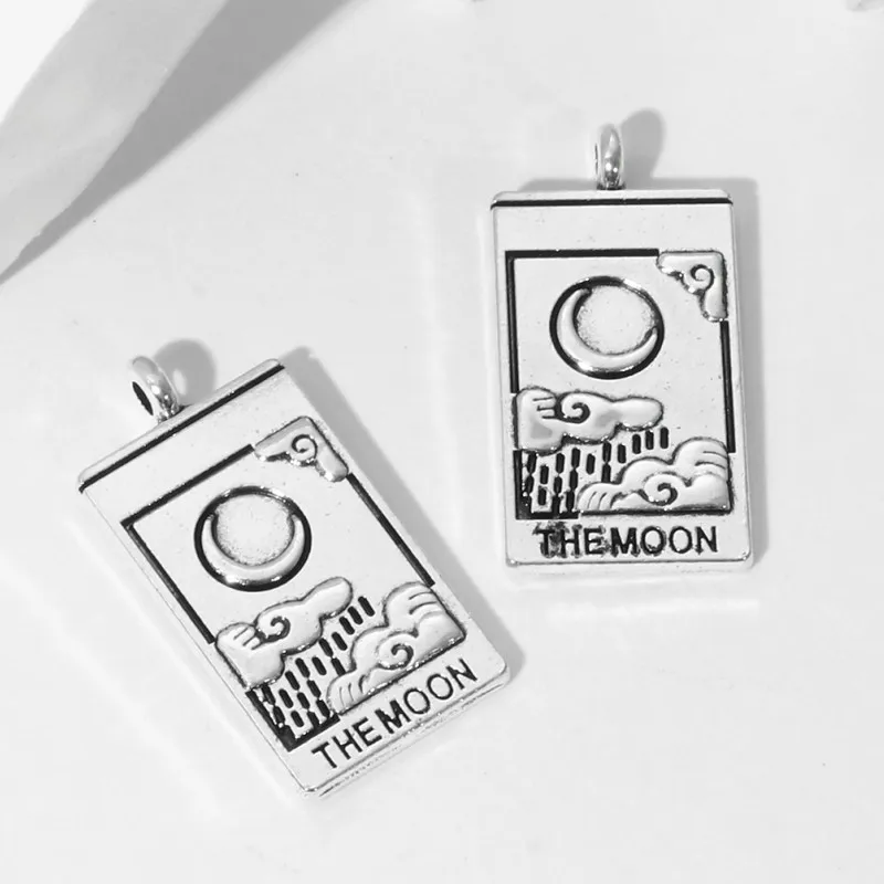 10pcs New Alloy Tarot Card Charms Lucky Symble Religious Fashion Pendants For Making DIY Findings Handmade Jewelry Accessories