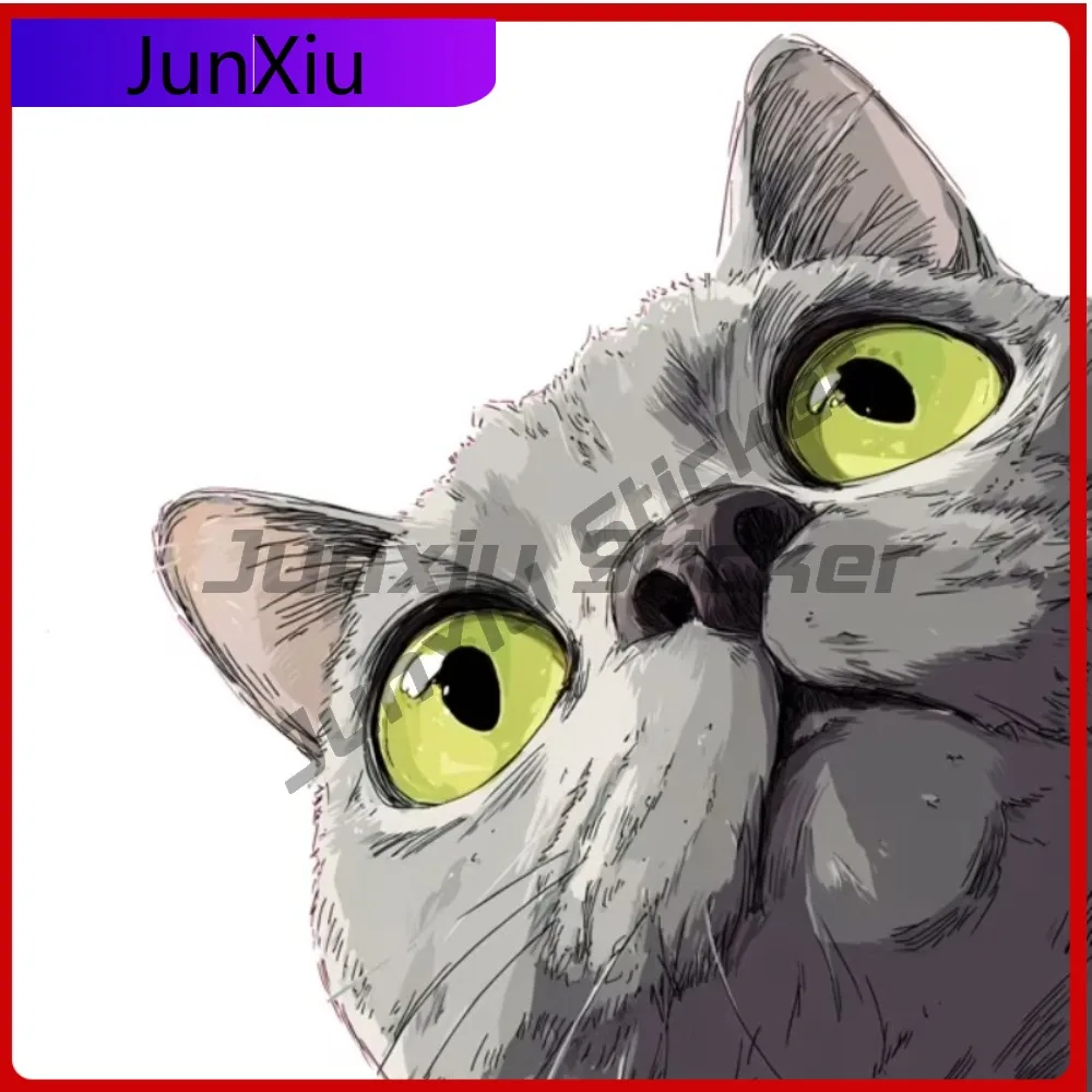 

Russian Blue Anime Cats Vintage Car Laptop Window Bumper Waterproof Vinyl Decal Sticker Cool Funny Cool Funny Funny Cool
