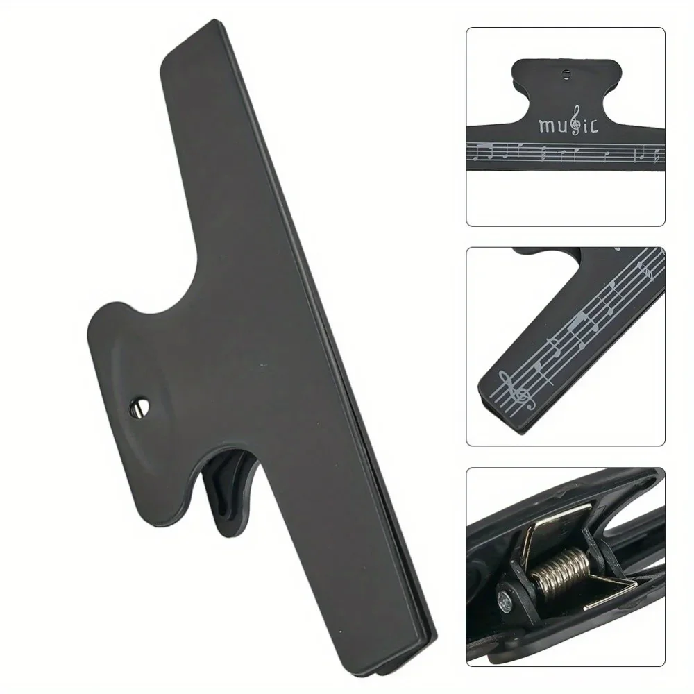 1Pc Sheet Music Clip 150*50mm Music Score Fixed Clips Sheet Holder  For Piano Guitar Violin Instruments Accessories