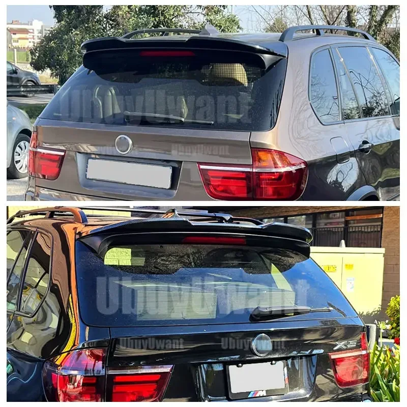 

Высокое качество ABS пластик заднее крыло заводской стиль обвес комплект аксессуары для BMW X5 E70 2006-2013 год спойлер на крышу