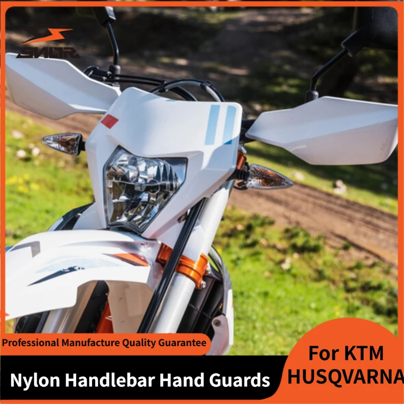 

SNOR Handguard For KTM HUSQVAR XC XCF XCW EXC EXCF Dirt Bike Nylon Handlebar Hand Guards Motorcycle Protector A49002082044EB