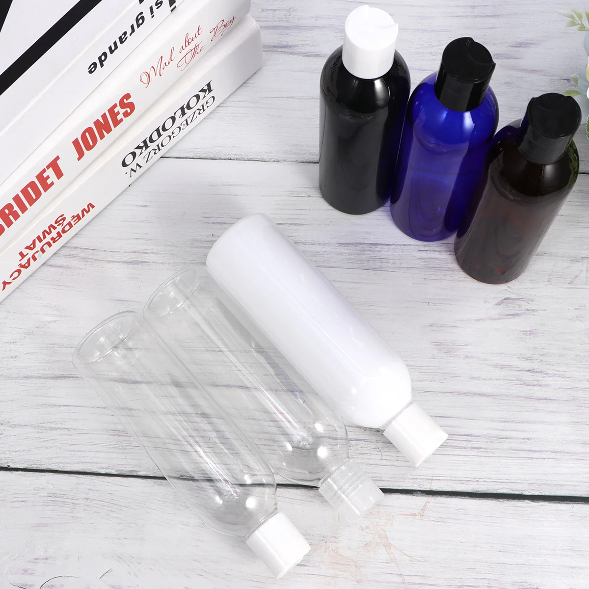 

6pcs 250Ml Travel Bottles Portable Refillable Empty Bottle Set For Shampoo Lotion Cosmetics Outdoor Use Mixed Colors