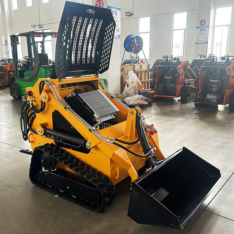 Fine-quality Customized Earth Moving Skid Steer Loader Industrial Machinery Mini Crawler Skid Steer Loader