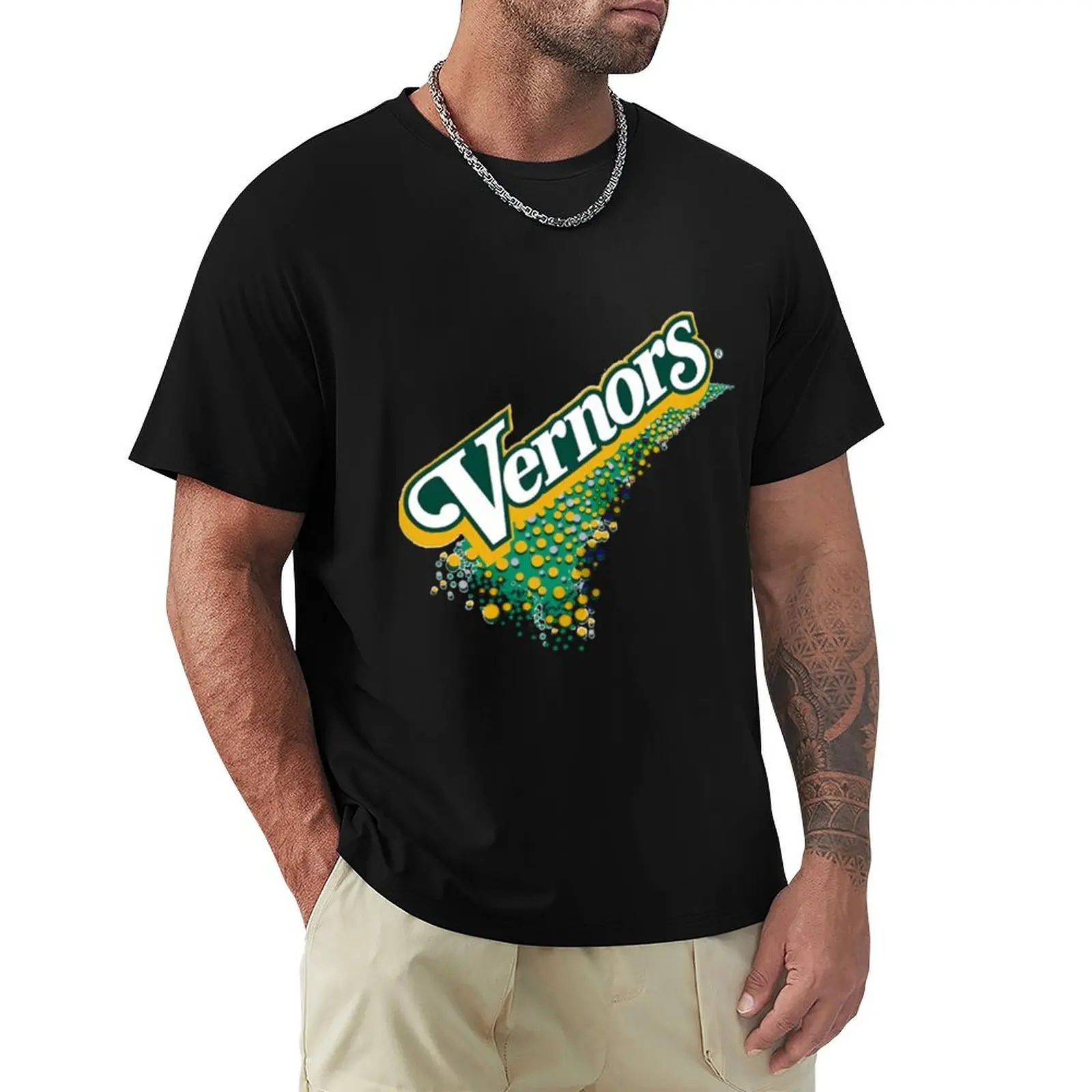 

VERNORS T-Shirt blanks anime shirt plain white t shirts men