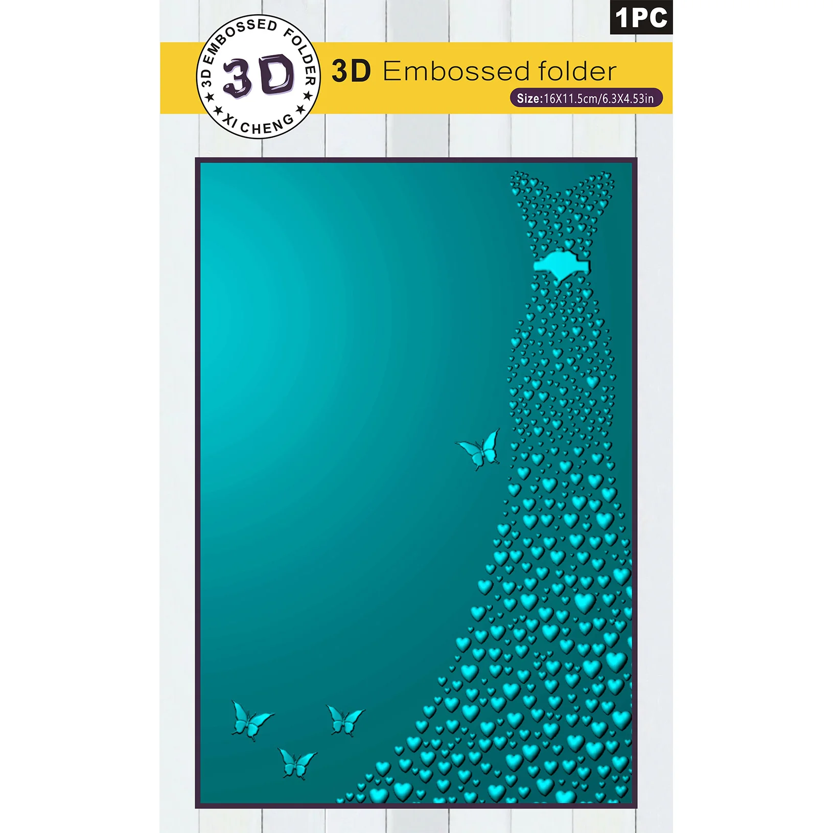 مجلد منقوش ثلاثي الأبعاد بتصميم عقدة الفراشة والحب - صناعة البطاقات البلاستيكية ذات الملمس ثلاثي الأبعاد، وسجل القصاصات والحرف اليدوية