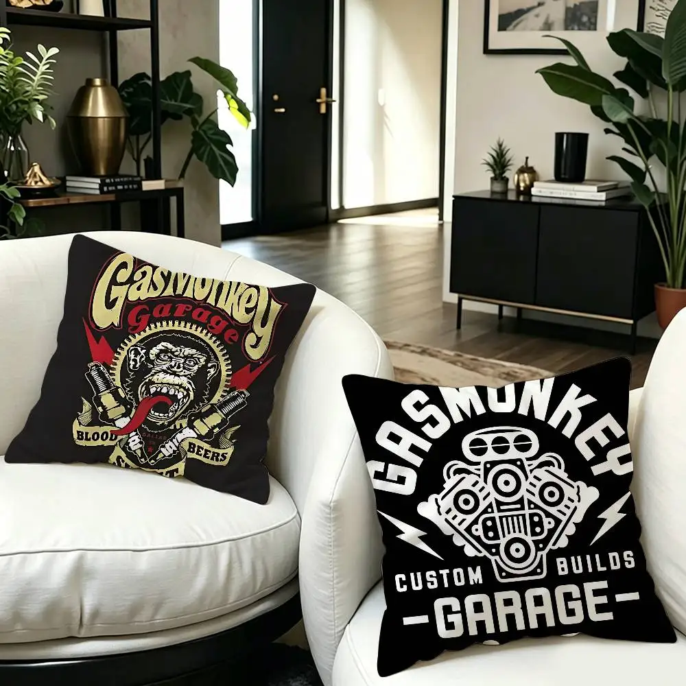 G-Gas M-MonkeyS Garage Pillow Anime Pillow Sofa Bed Head Pillow Cover Cushion Cover 45x45 cm Fashion