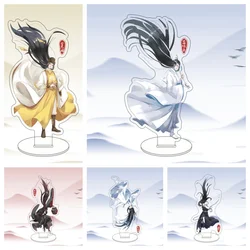 Hot Anime Mo Dao Zu Shi Action Figure Wei Wuxian Lan Wangji Acrylic Stand Model Desktop Ornament Gift 15cm