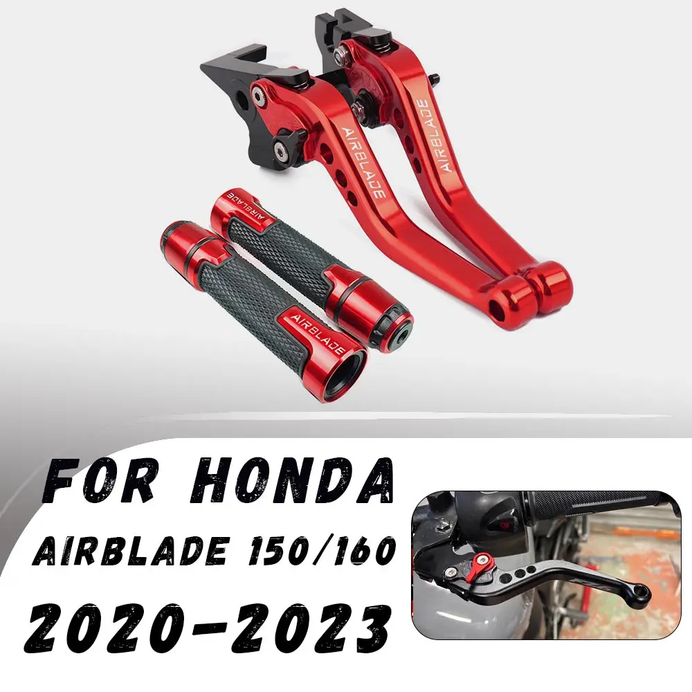 For Honda Airblade 150/160 2020-2023 Motorcycle Brake Clutch Lever Handles Handlebars Grips Ends Plug Slider Caps Accessories