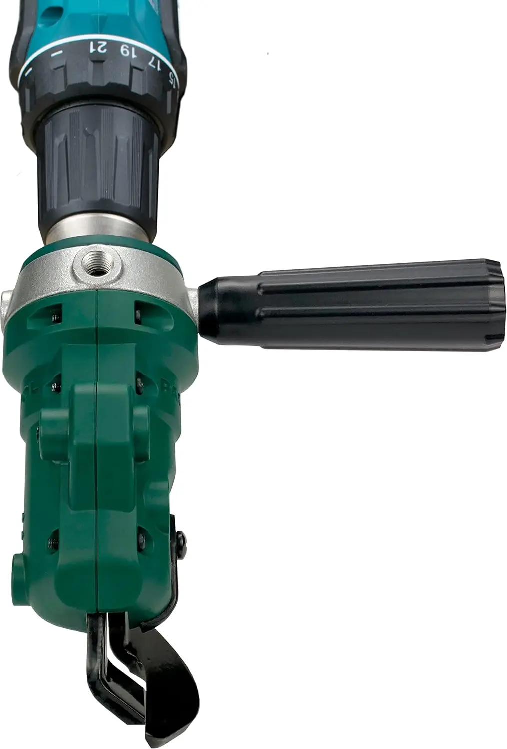 

Electric Drill Metal Shears Attachment - Cuts Up to 18-Gauge Steel, Aluminum, Copper - Rotating Head for Easy Cutting