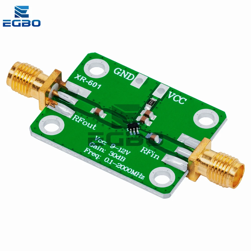 1~5PCS 0.1-2000MHz RF Wideband Amplifier High Gain 30dB Low-noise Amplifier LNA Development Board