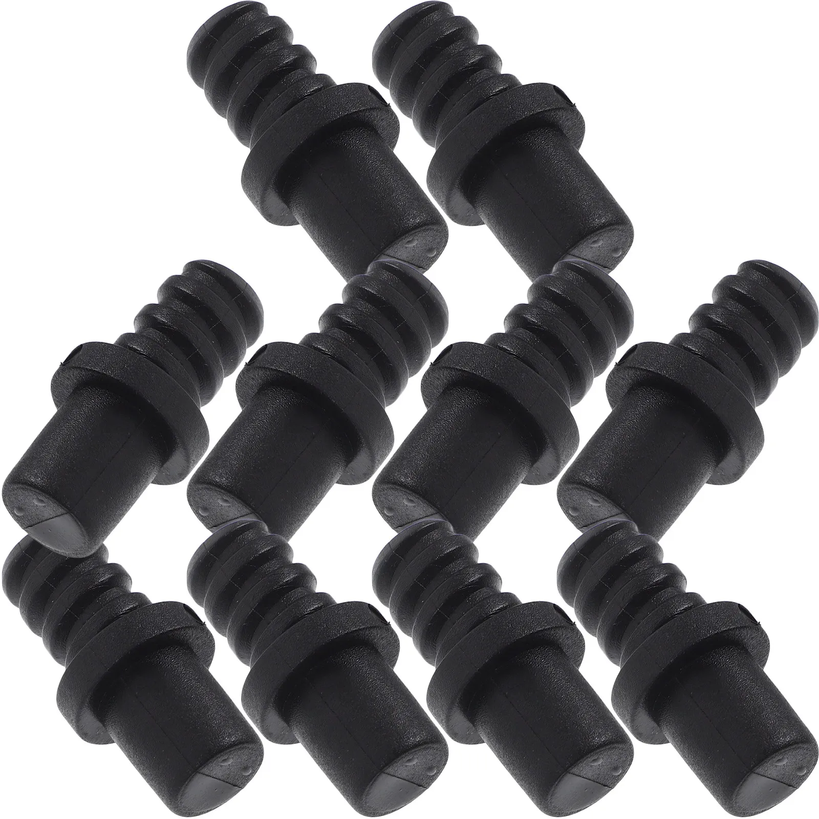 

10Pcs Scrub Brush Handle Connector Robust Plastic Toilet Brush Adapter for Pole Attachments Reliable Cleaning Tool Repair Kit