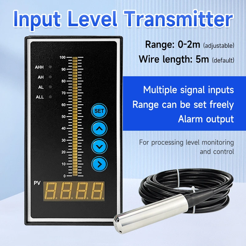 Submersible hydrostatic water tank liquid level sensor transmitter high efficiency liquid level detection tool