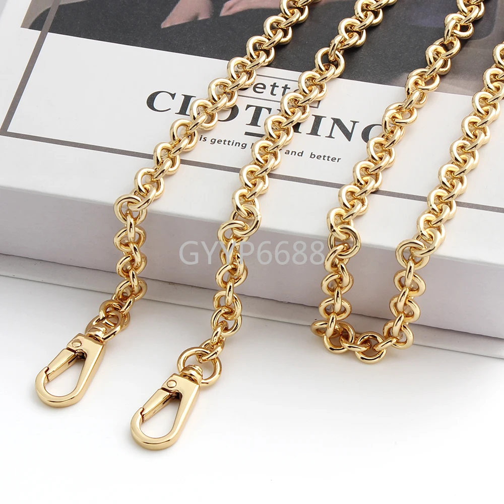 1/4/10PCS 129CM 9mm O Type Metal Bag Chain For Women Shoulder Strap Bags Purse Jewelry Handbag Crossbody Replacement Accessories