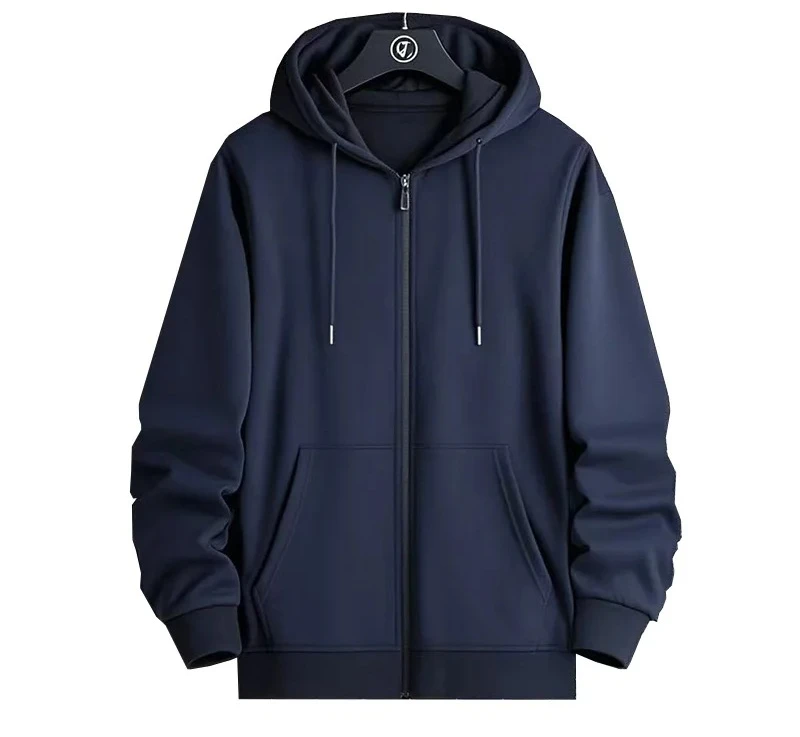 

Мужская модная толстовка на молнии, осень-зима, повседневная толстовка с длинными рукавами, свободная спортивная куртка, верхняя одежда