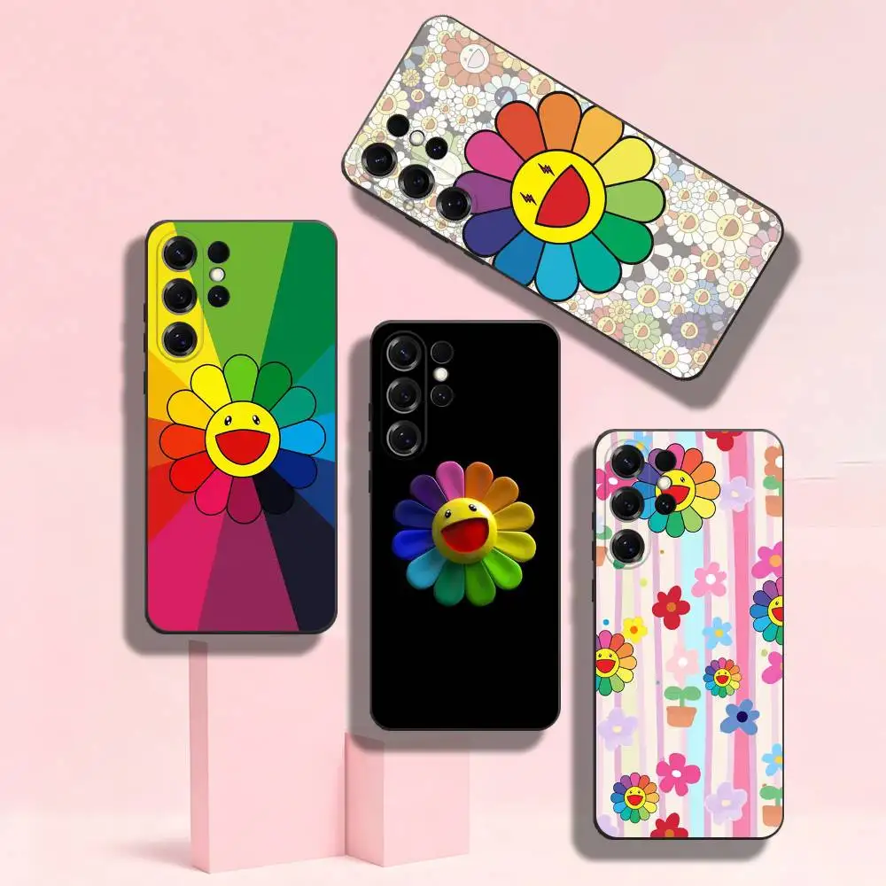 M-Murakamii Phone Case For Samsung S22,S24,S20,S25,S23,S30,S21,Ultra,Plus,Cover Original Custom TPU Protector Case
