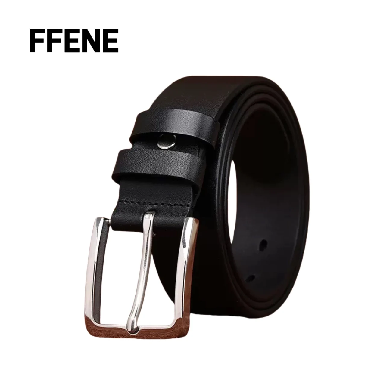 

Retro water wash matte luxurious high-end thick special thick cow leather belt men's genuine leather stainless steel buckle