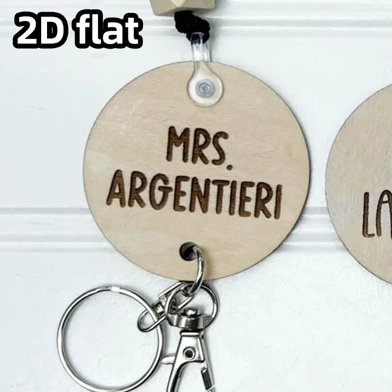 Personalized Beaded Hanger String - Can be used to hang keys or name tags. Ideal gift for teachers and nurses
