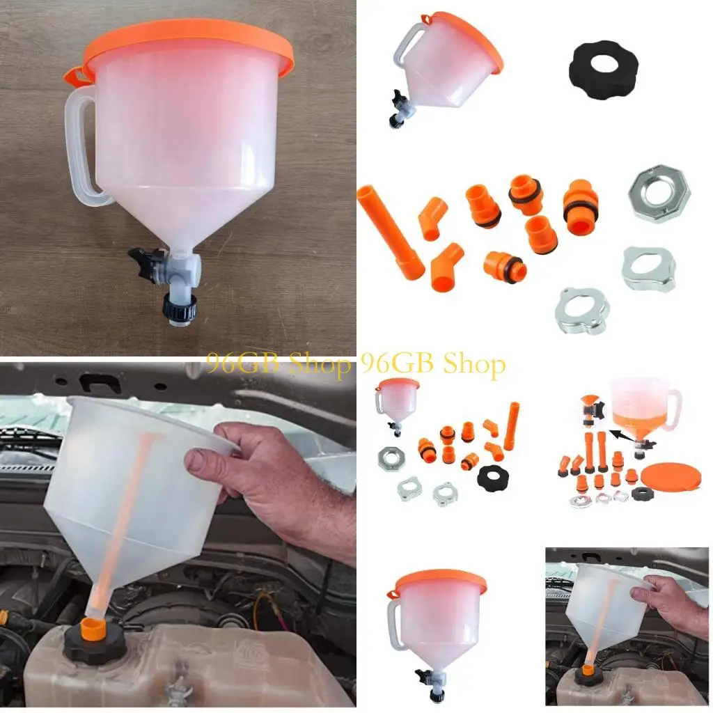 

96GB Essential Cooling Liquid Filling Set Coolant Pouring Not-Spill Funnel set