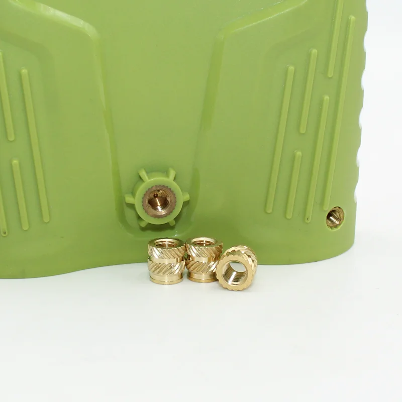 Brass Threaded Insert Nut Kit M2 M2.5 M3 M4 M5 M6 M8 Hot Melt Heat Knurled Embed Injection Copper Insertnut for 3D Print Plastic