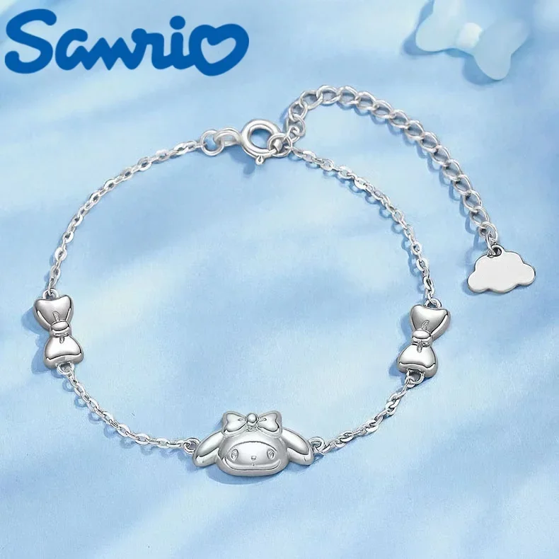 

Sanrio Hello Kitty Bracelet Cartoon Anime Action Figures Jewelry for Women Gift for Friends Student Birthday Accessories