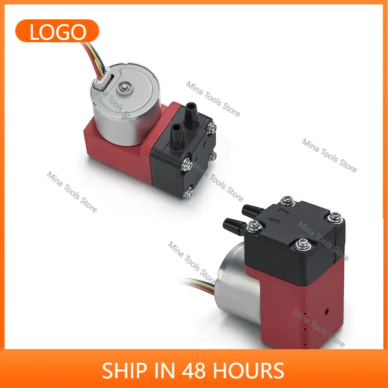 DC Brushless Motor Electric Air Pump Lab Mini Sampling Pump 24V Vacuum Diaphragm Automotive Industry Portable OEM