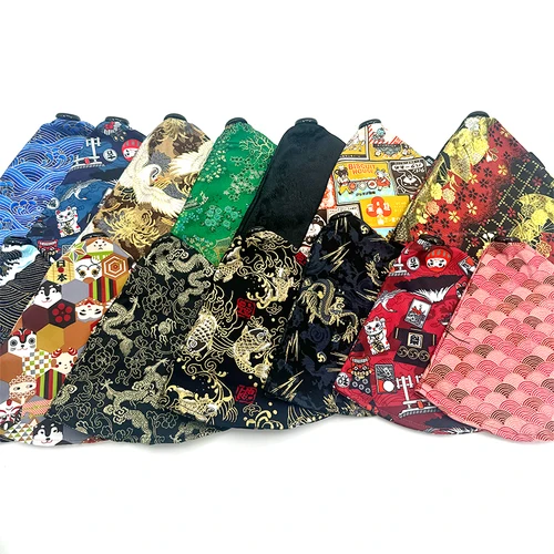 Imagen 2 del producto JDM estilo de coche estilos de kimono japonés cubierta de bota de palanca de cambios de coche funda de engranaje de tela regalo decoración personalizada accesorios de coches