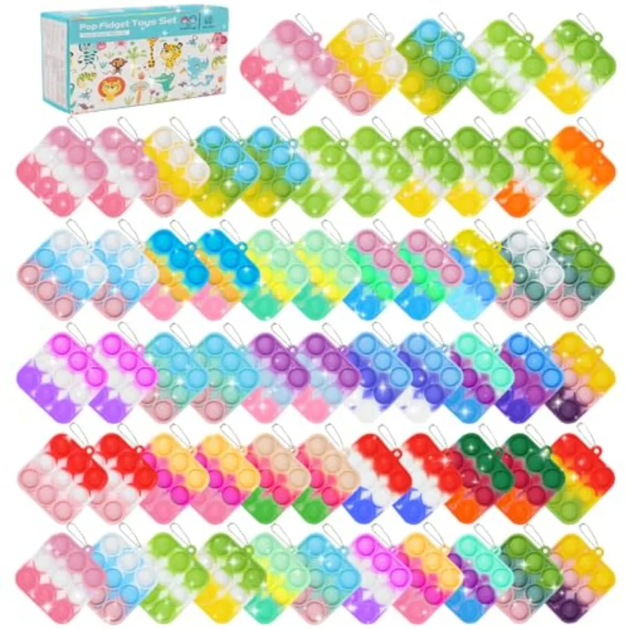 Quality Assurance 57PCS Party Favors for,Fidget Toys Bulk Its Birthday Party Favors for Toddlers Adult, Small Classroom Prizes