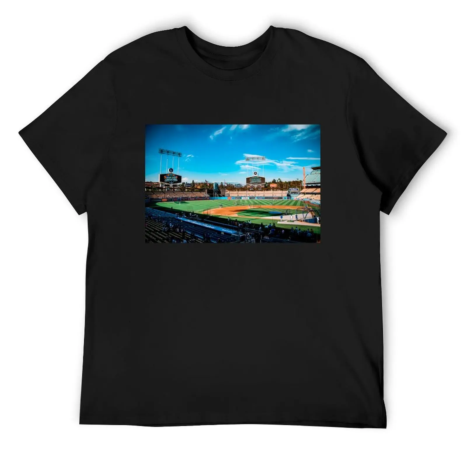 Dodger Stadium T-Shirt custom t shirt plain graphic t shirts Men's t shirts