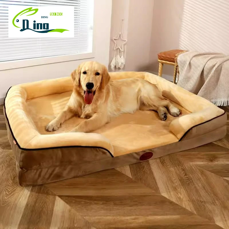 

Extra Large Orthopedic Dog Bed Washable Sofa Bed, Support Foam Pet Sofa Bed, Removable Pet Dog Mat Sofa and Dog for All Seasons