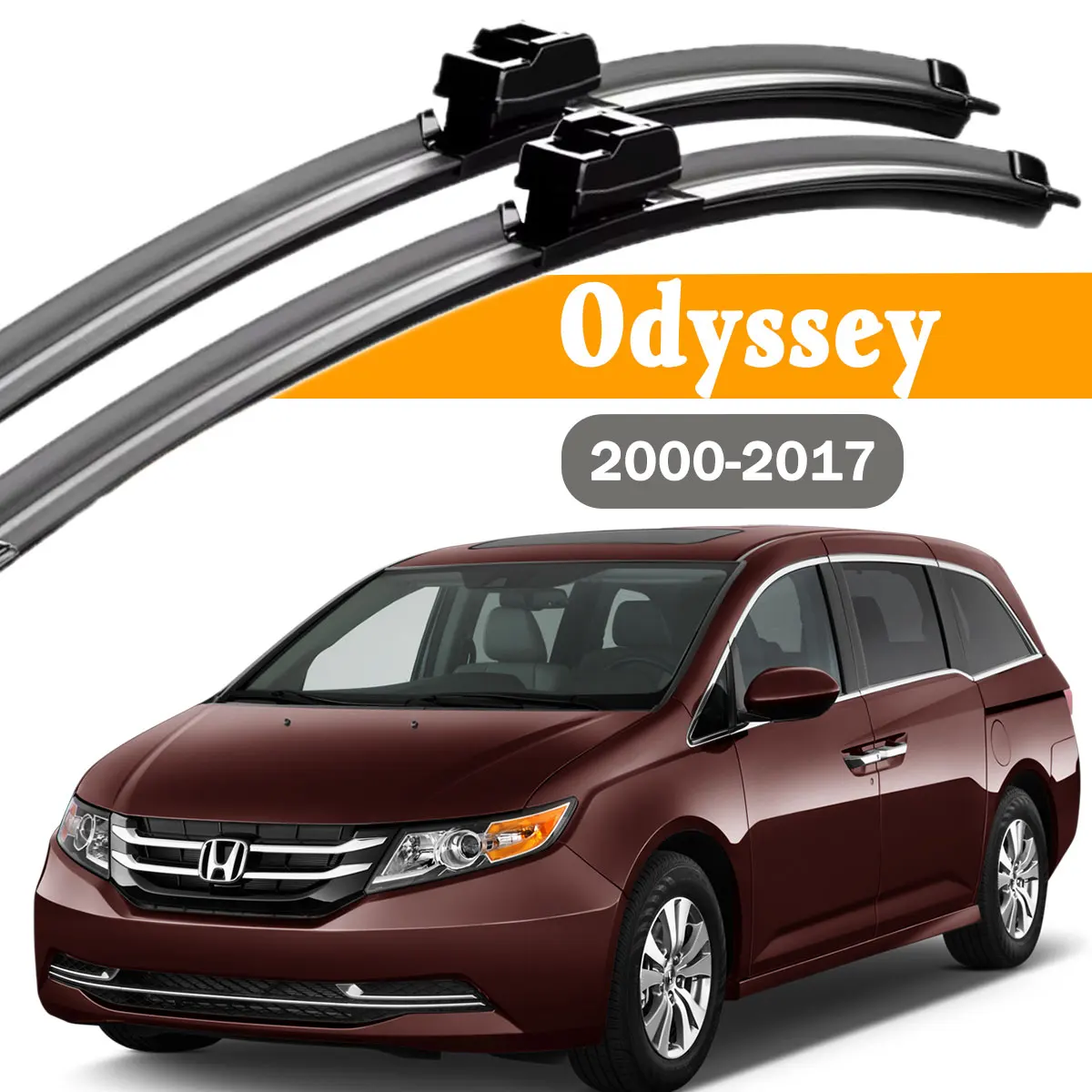 

2PCS Car Front Windshield Wiper Blade For Honda Odyssey 2000-2017 Windscreen Window Rain Brushe Accessories