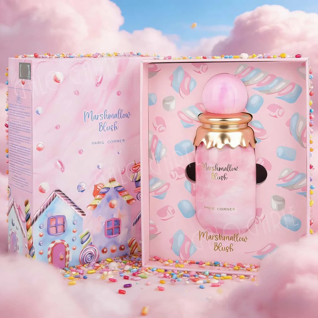 

Marshmallow Perfume For Women, Gourmand Eau De Parfum 100ml, Strawberry Raspberry & Madagascar Vanilla, Long Lasting Oriental