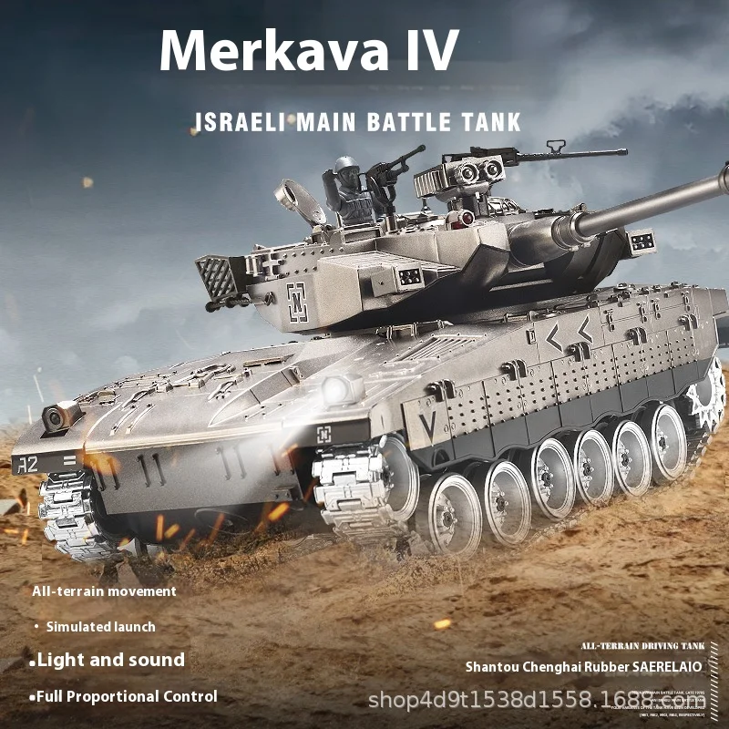 

Remote Control Tank Remote Control Tank Merkava Launches Metal Tracked Oversized Adult Electric Military Model Boy Toy Car