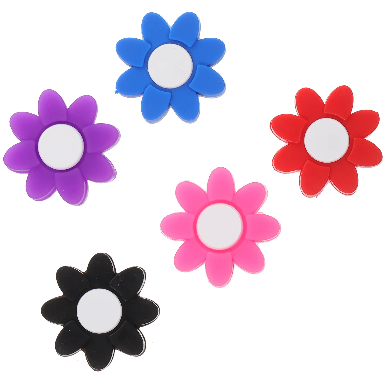 

5 шт. виброгасители для теннисных ракеток, мультяшный дизайн, снижают вибрацию, предотвращают теннисный локоть, стильные