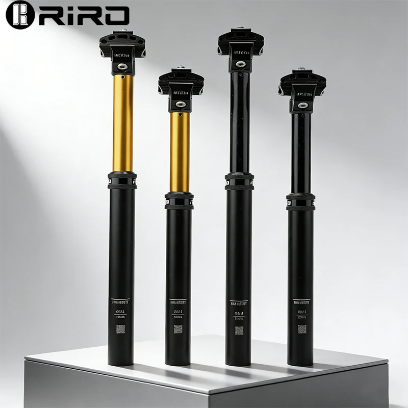 

RIRO Bicycle Dropper Seatpost 27.2/28.6/30.4/30.9/31.6mm Hydraulic Height Adjustable Road Bike Seatpost Mountain Bike Seat Tube
