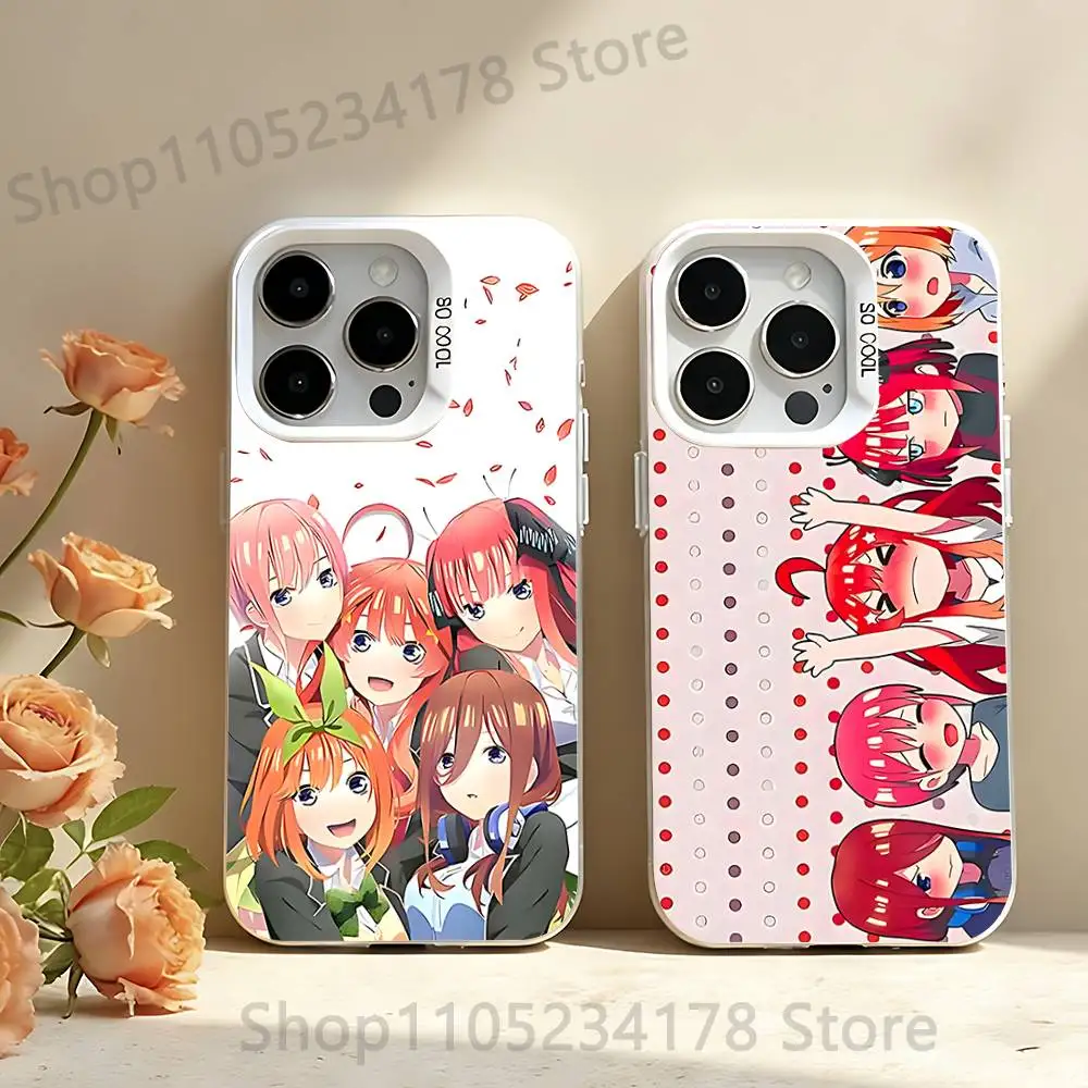 

Quintessential Q-Quintuplets Phone Case For iPhone 12,16,17,14,13,15,11,Pro,XS,Max,Plus,Mini,SE4,E White Matte Shockproof Cover