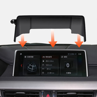 Car Mobile Phone Holder For BMW X5 F15 X6 F16  Infotainment Screen Fix Navigation Bracket 15W Charging Wireless Phone Holder