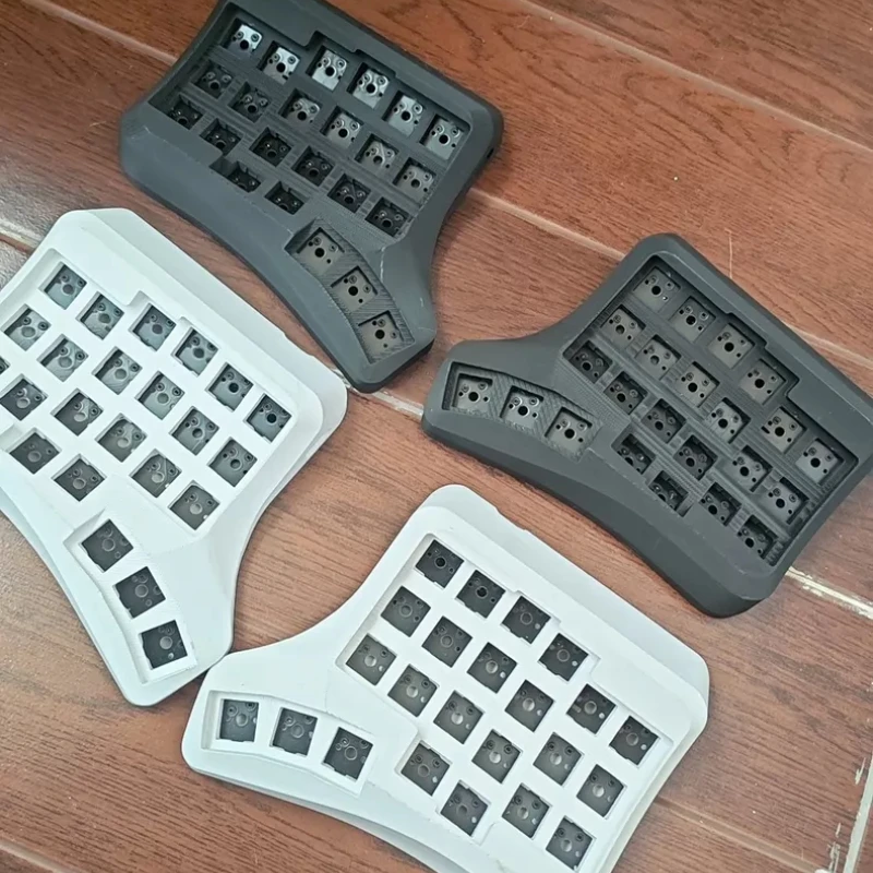 Ergohaven Velvet V3 Split Keyboard Kit Customized Wired Hot Swap 3D Printing Curved Surface Vial E-sports Gaming MX Keyboard