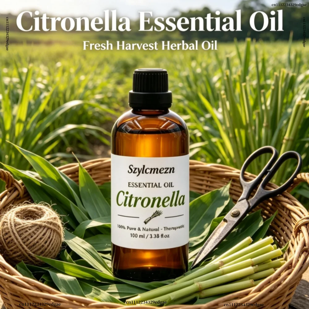 Electric Diffuser Humidifier Fragrance Scent Oil 100ml Natural Citronella Essential Oil Indoor Room Atmosphere Scent Making
