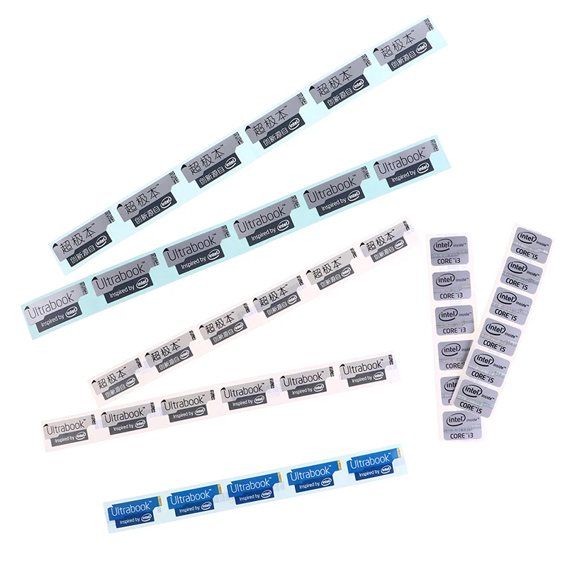 5pcs Ultrabook Performance Label Sticker Laptop Logo Intel Core Core Core di quattro generazioni I3 I5
