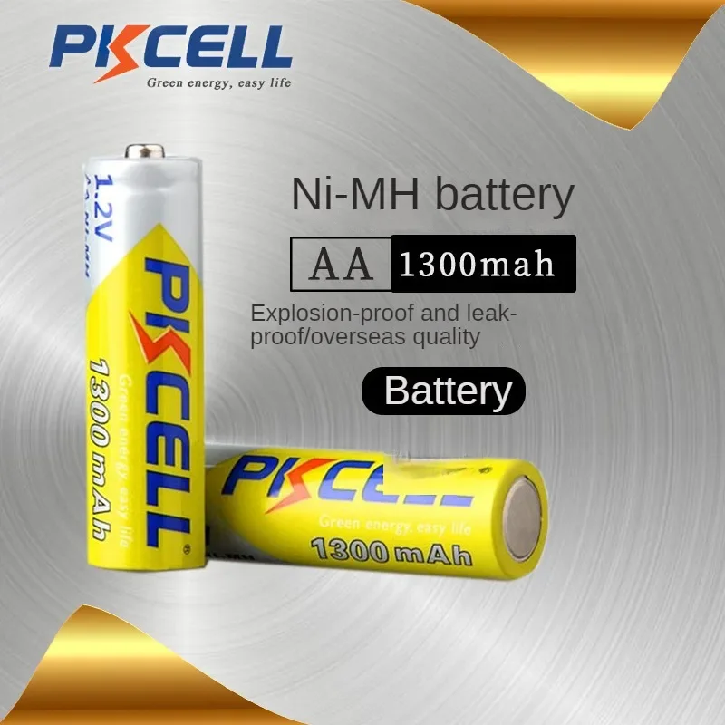 10PCS PKCELL 1.2v NI-MH AA Battery 1300mAh AA Rechargeable Battery Aaa Nimh Battery Batteries Rechargea for Flashlight Toys